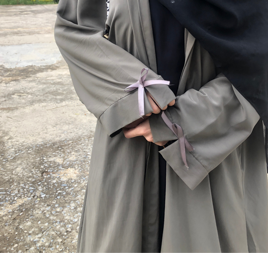 GREY BOW ABAYA